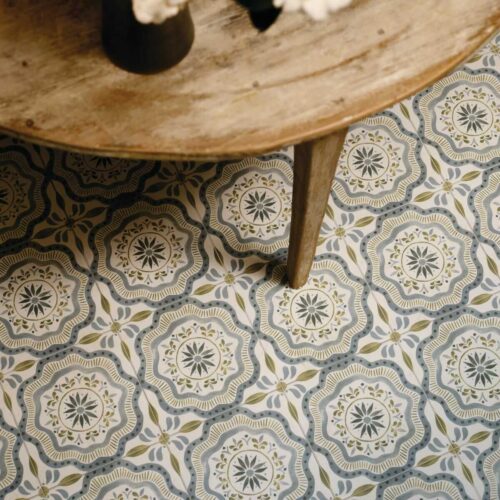 Gulvfliser med mønstre