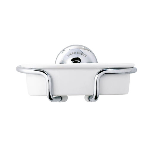 Richmond vaeghaengt saebeskaal i hvid keramik