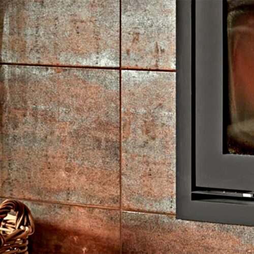 Vægfliser til ildsted